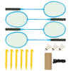 Badmintonnett gul og svart 600x155 cm PE stoff