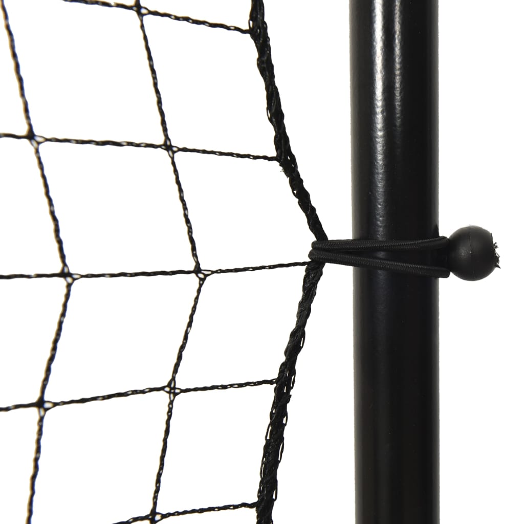 Football stoppnett svart 366x90x183 cm HDPE vidaXL