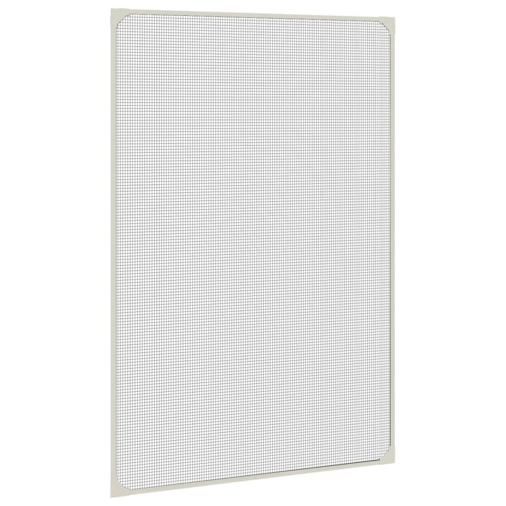 Magnetisk insektskjerm for vindu hvit 80x120 cm