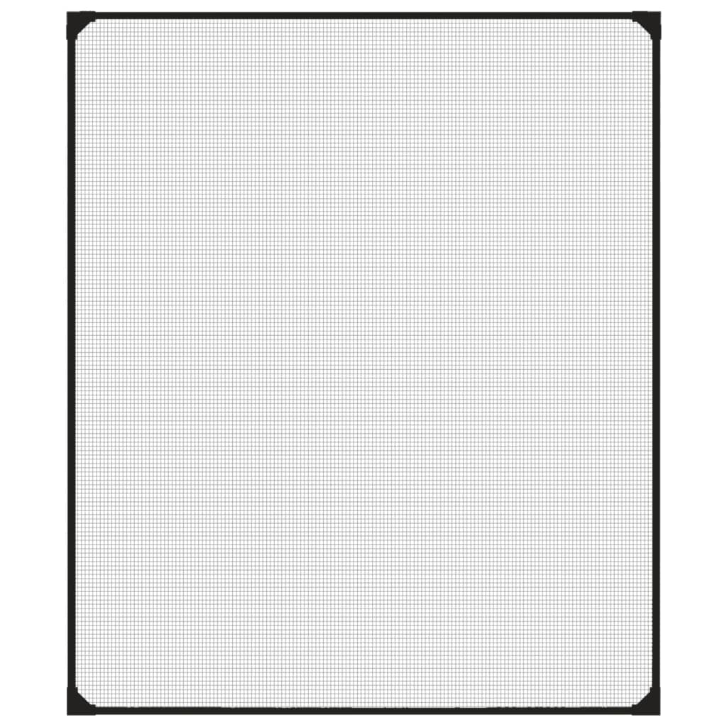Magnetisk insektskjerm for vindu antrasitt 100x120 cm