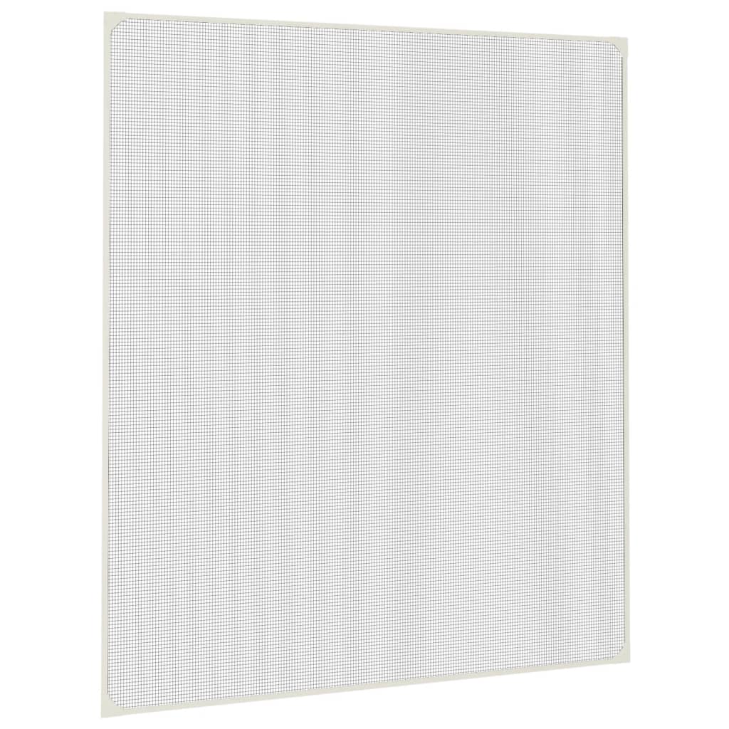 Magnetisk insektskjerm for vindu hvit 120x140 cm