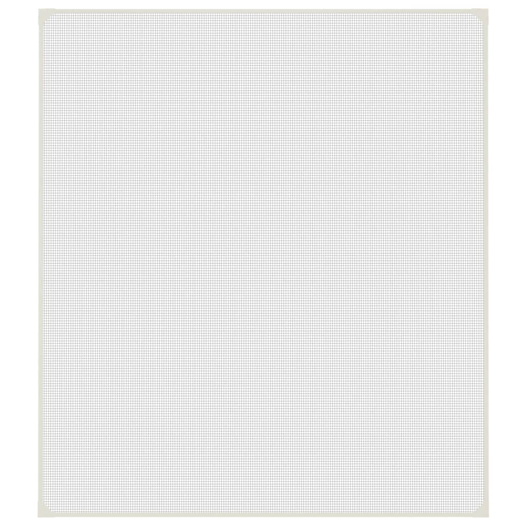 Magnetisk insektskjerm for vindu hvit 120x140 cm