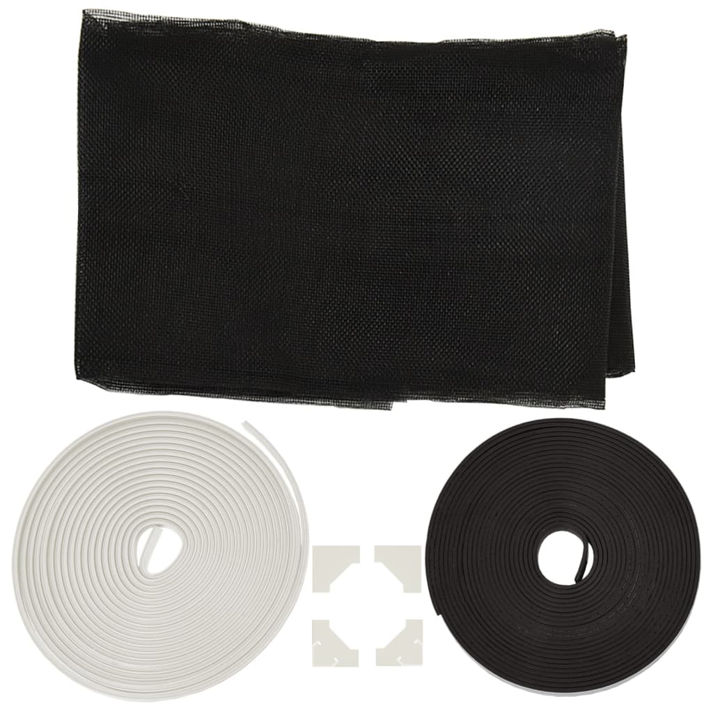 Magnetisk insektskjerm for vindu hvit 130x150 cm