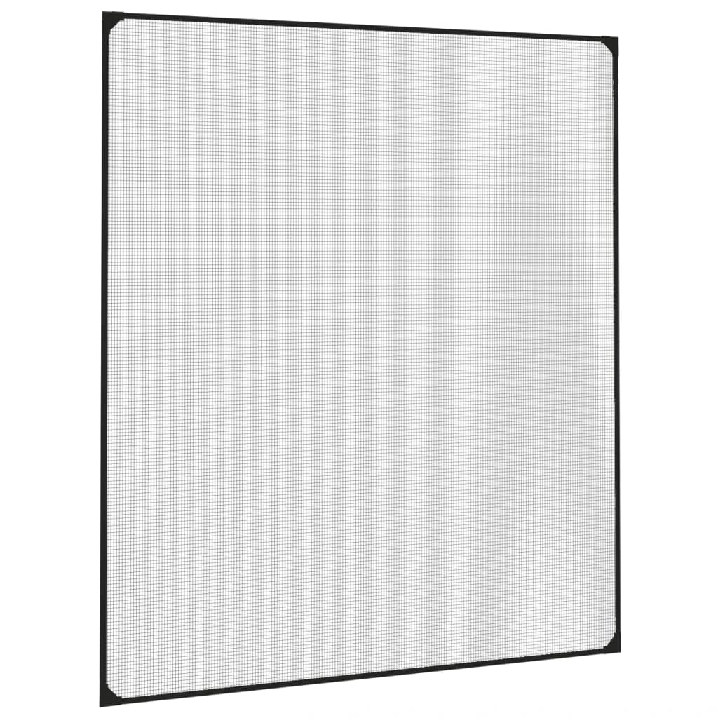 Magnetisk insektskjerm for vindu antrasitt 130x150 cm