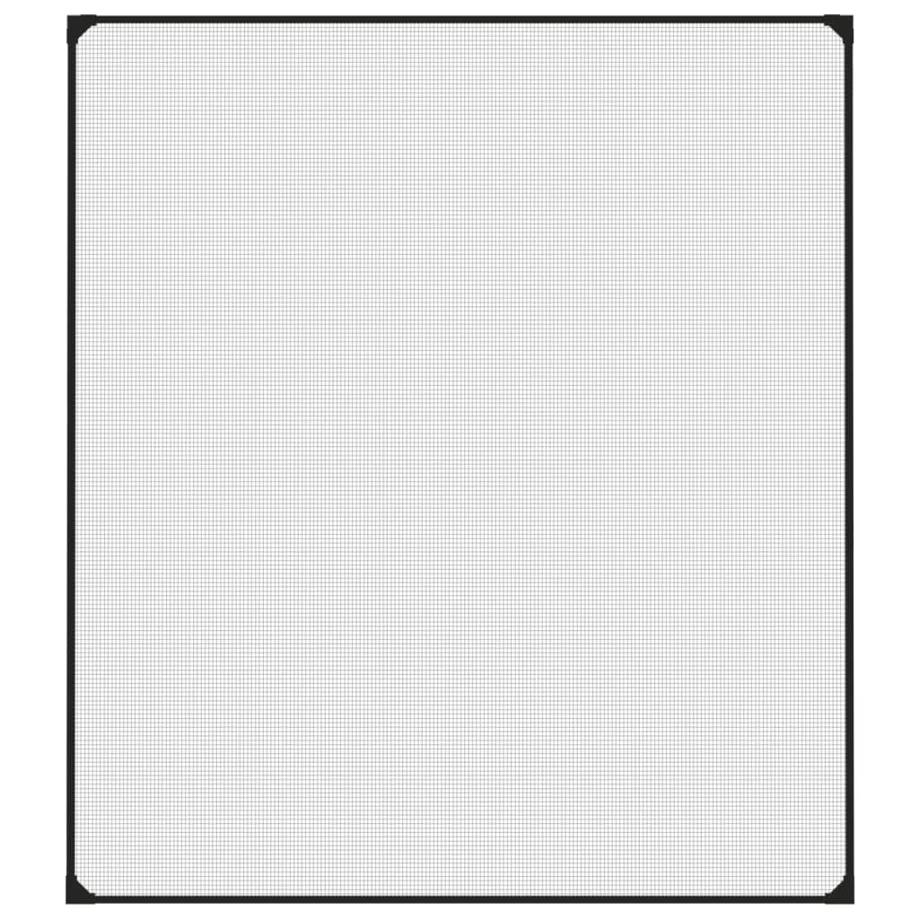 Magnetisk insektskjerm for vindu antrasitt 130x150 cm