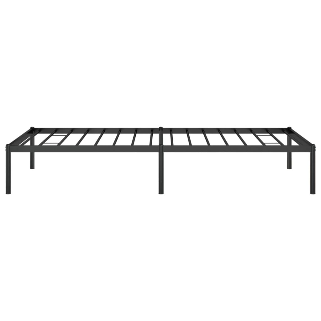 Sengeramme i metall svart 90x190 cm