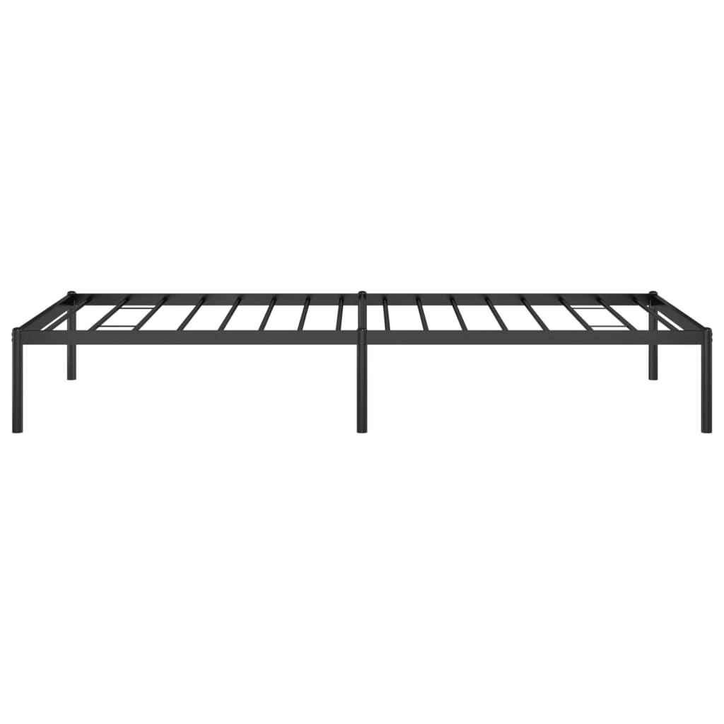Sengeramme svart metall 90x200 cm