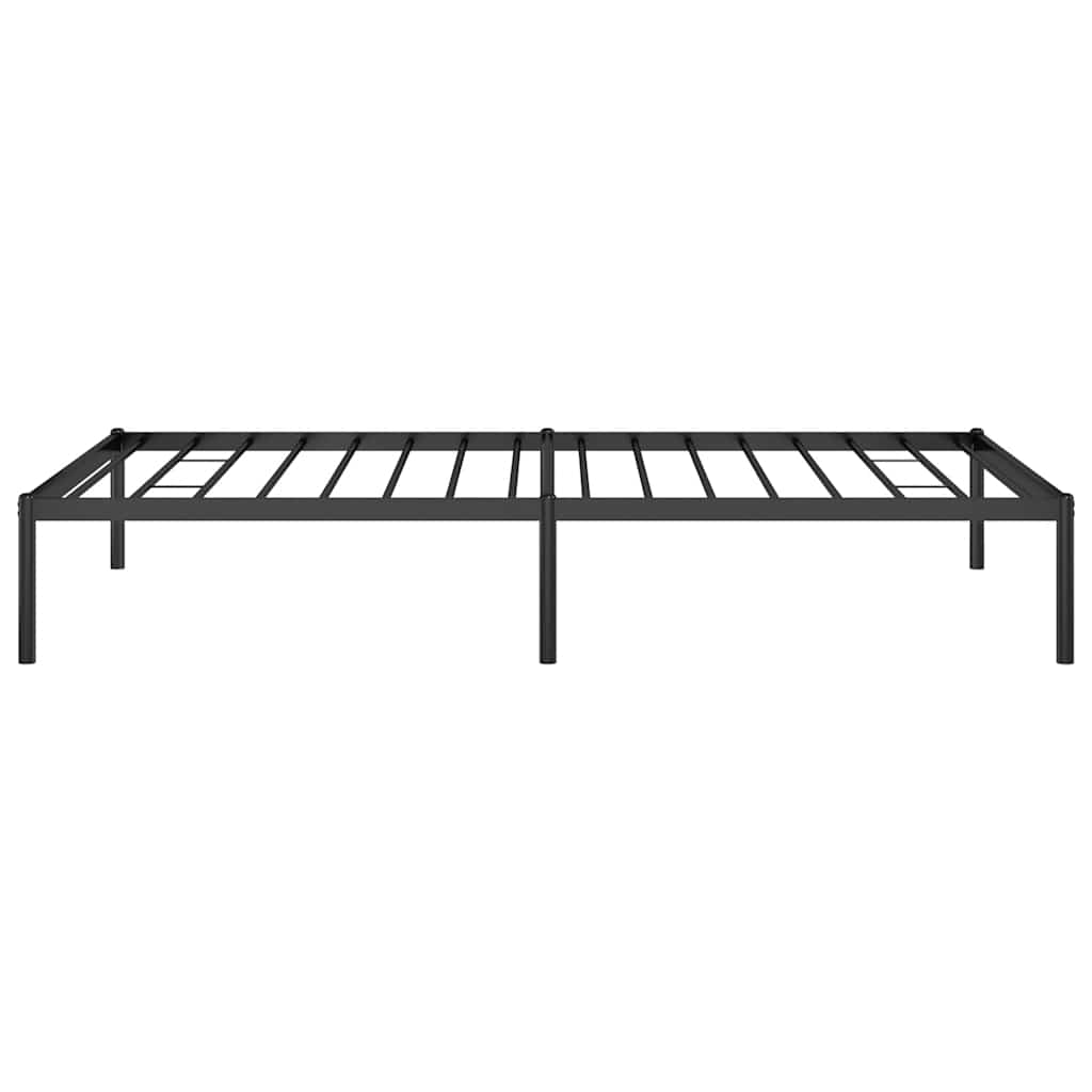 Sengeramme i metall svart 100x190 cm