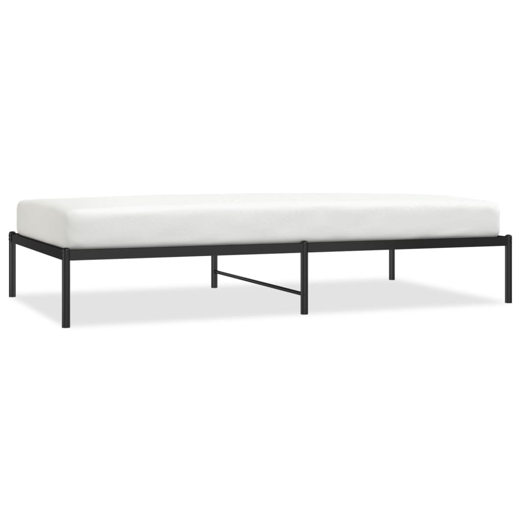 Sengeramme i metall svart 107x203 cm