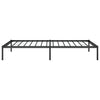 Sengeramme i metall svart 107x203 cm