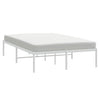 Sengeramme i metall hvit 120x200 cm