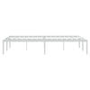 Sengeramme i metall hvit 120x200 cm
