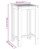 Hagebarsett 3 deler heltre akasie