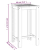 Hagebarsett 3 deler heltre akasie