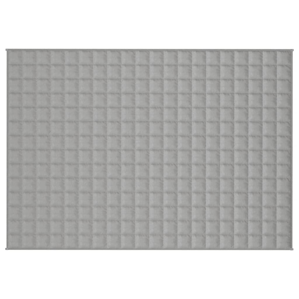 Vektdyne grå 137x200 cm 6 kg stoff