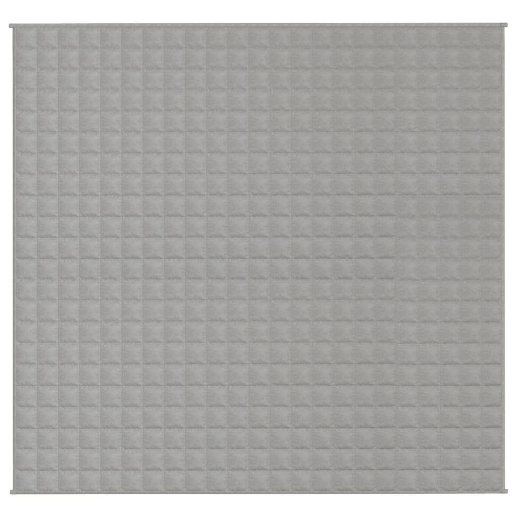 Vektdyne grå 220x230 cm 15 kg stoff
