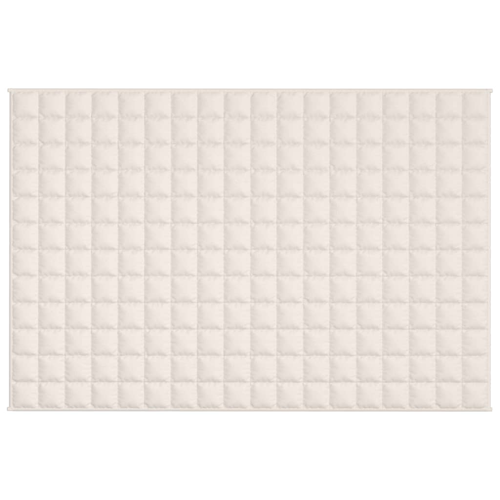 Vektdyne kremhvit 122x183 cm 9 kg stoff