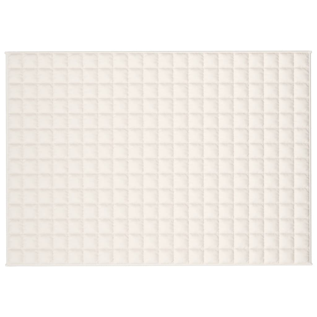 Vektdyne kremhvit 137x200 cm 10 kg stoff