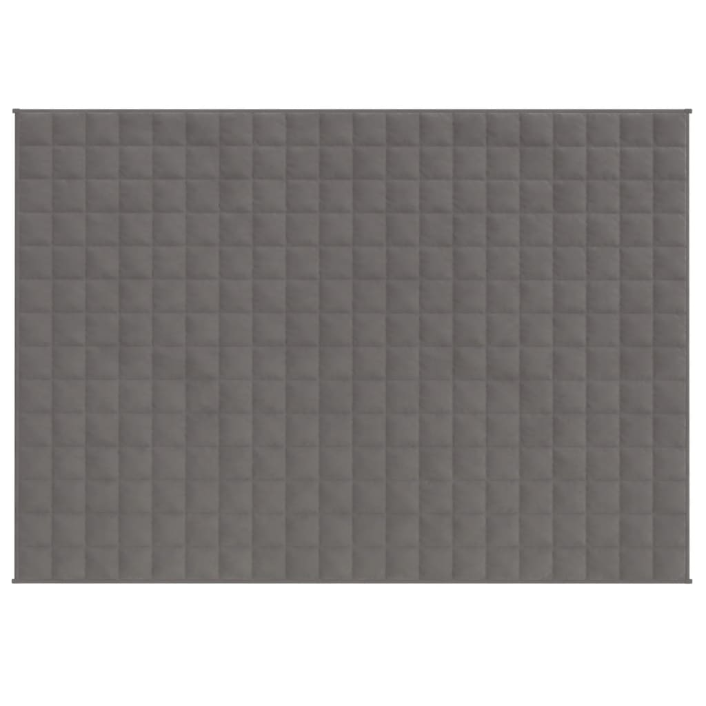 Vektdyne grå 152x203 cm 11 kg stoff