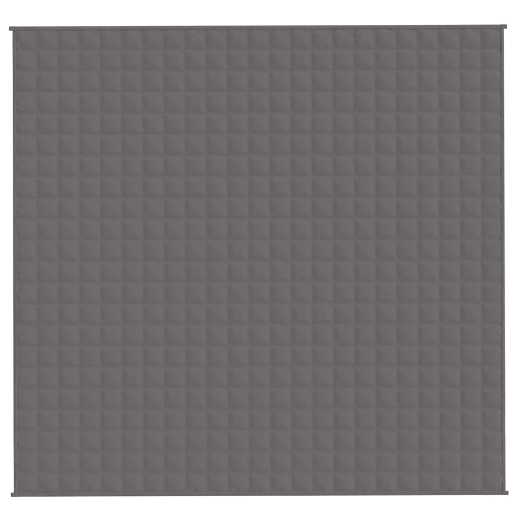 Vektdyne grå 220x240 cm 15 kg stoff vidaXL