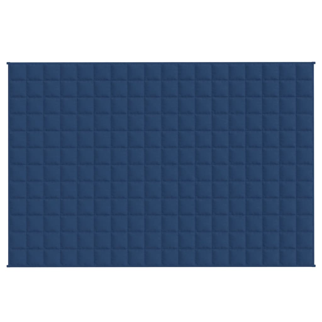 Vektdyne blå 122x183 cm 5 kg stoff vidaXL