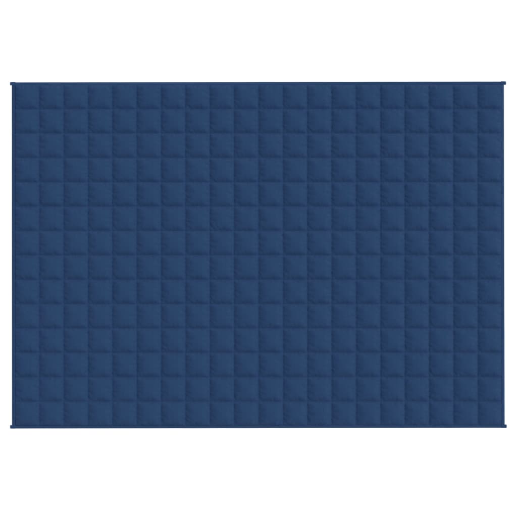 Vektdyne blå 135x200 cm 6 kg stoff vidaXL