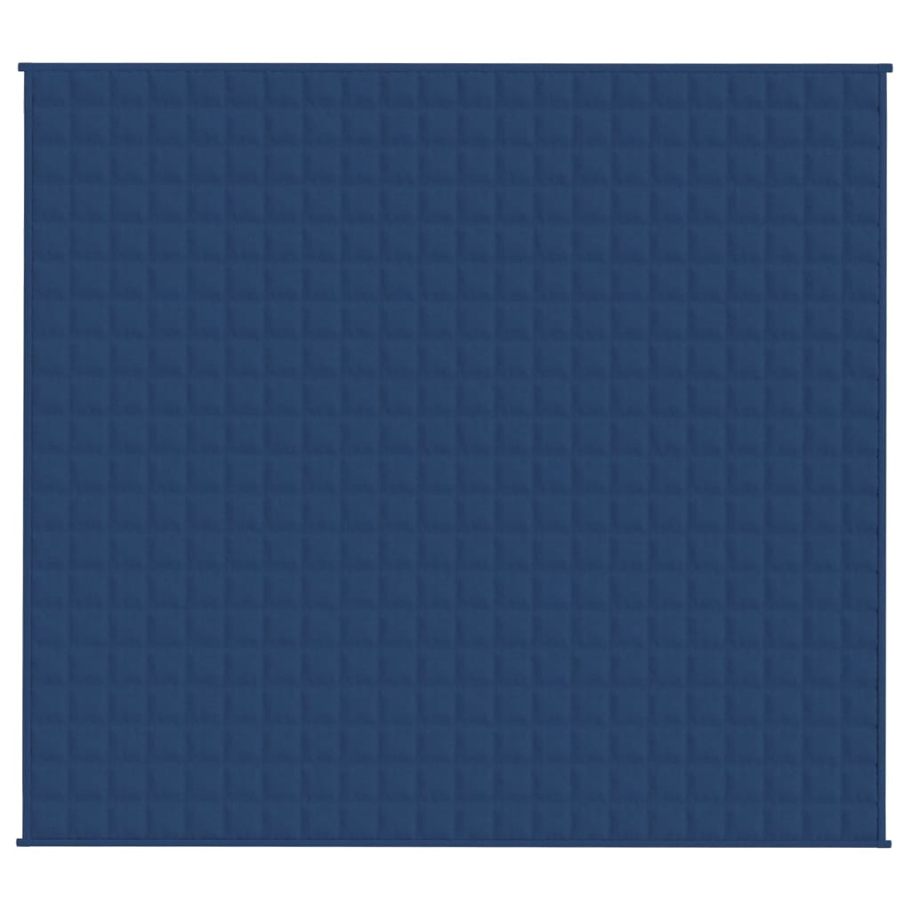 Vektdyne blå 200x220 cm 9 kg stoff vidaXL
