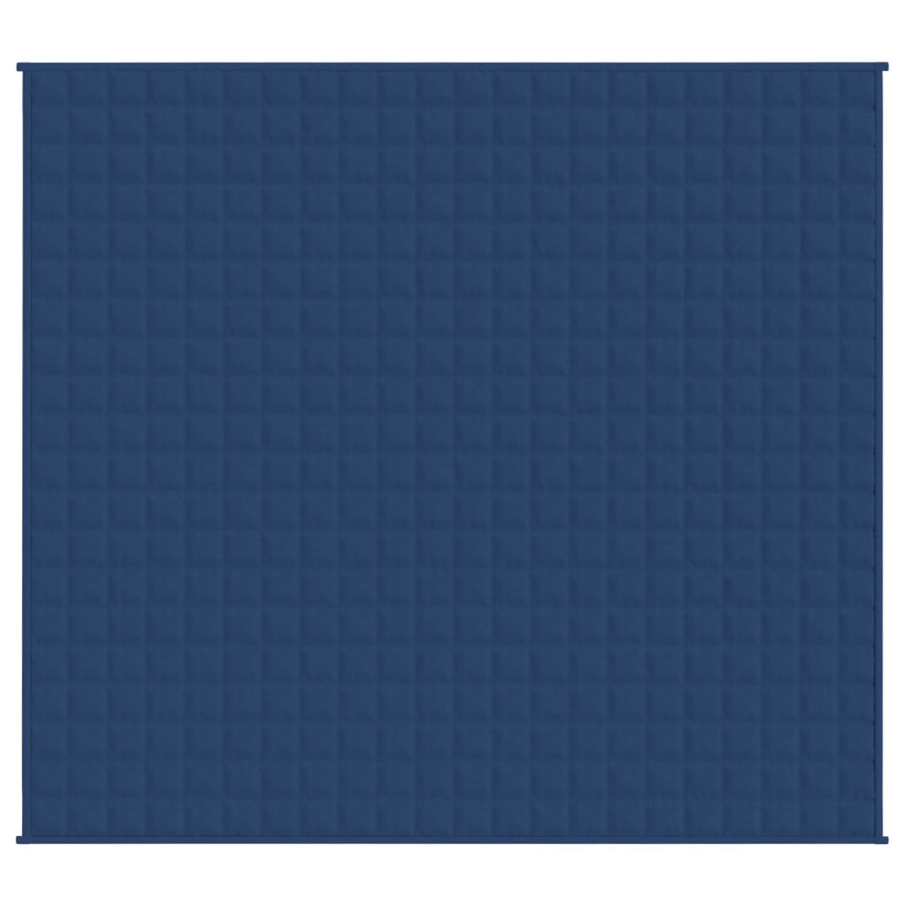 Vektdyne blå 220x230 cm 15 kg stoff vidaXL