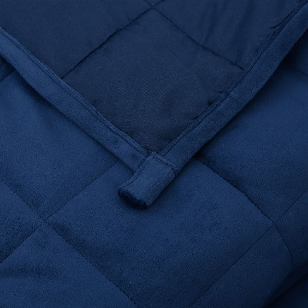 Vektdyne blå 220x230 cm 15 kg stoff vidaXL