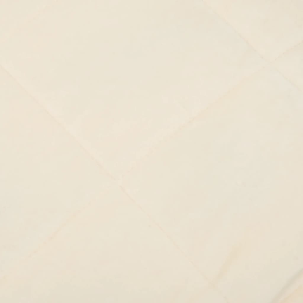 Vektdyne kremhvit 152x203 cm 11 kg stoff