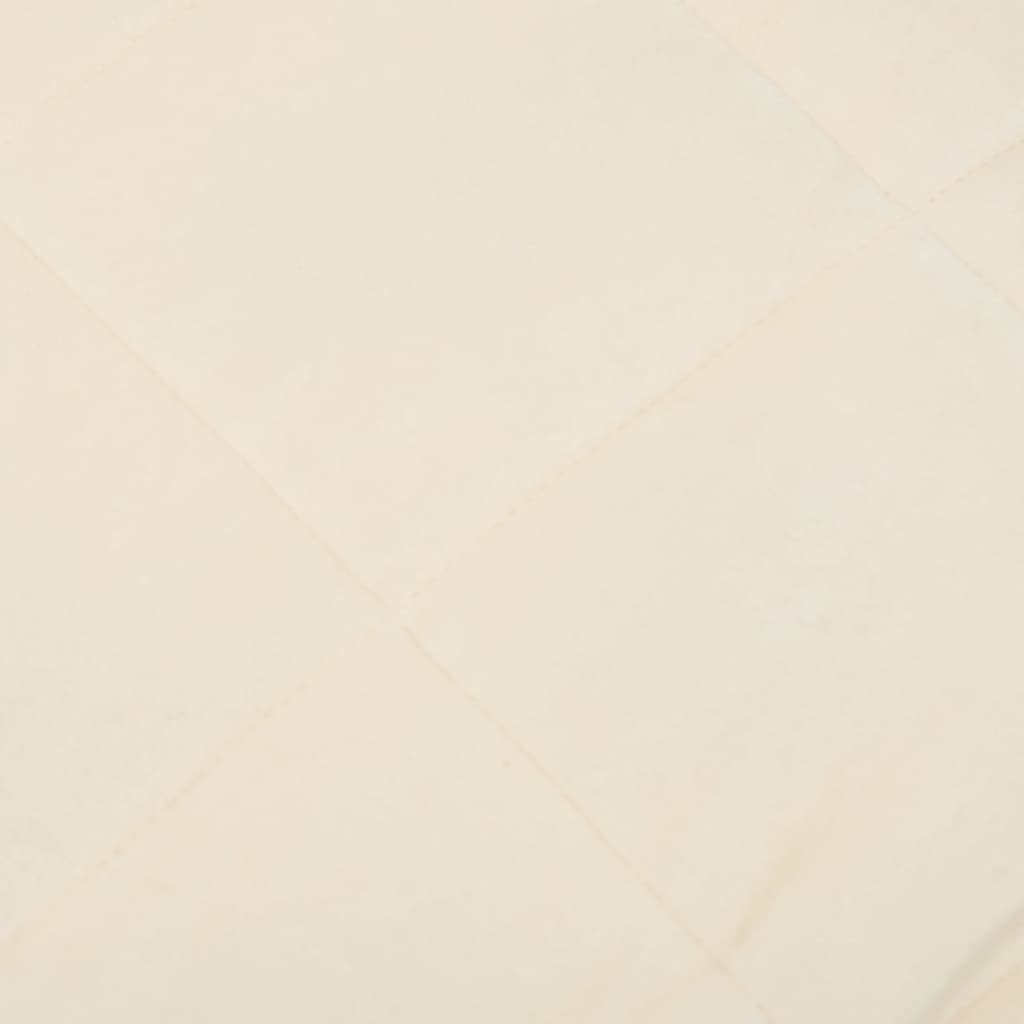 Vektdyne kremhvit 220x240 cm 15 kg stoff