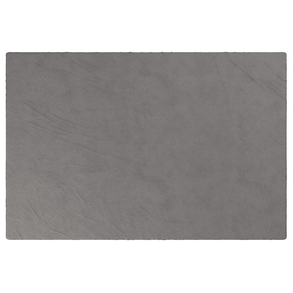 Vektdyne med trekk grå 122x183 cm 9 kg stoff
