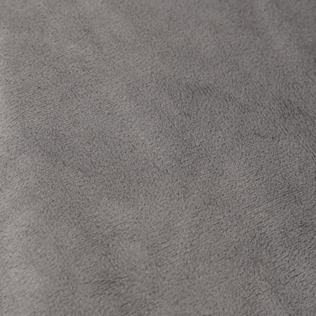 Vektdyne med trekk grå 135x200 cm 10 kg stoff