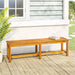 Hagebenk 150x35x45 cm heltre akasie