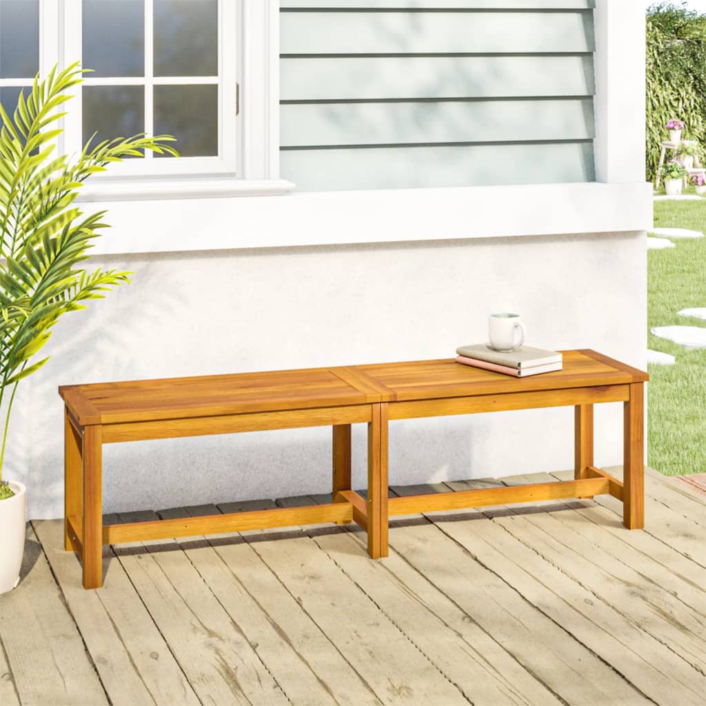 Hagebenk 150x35x45 cm heltre akasie