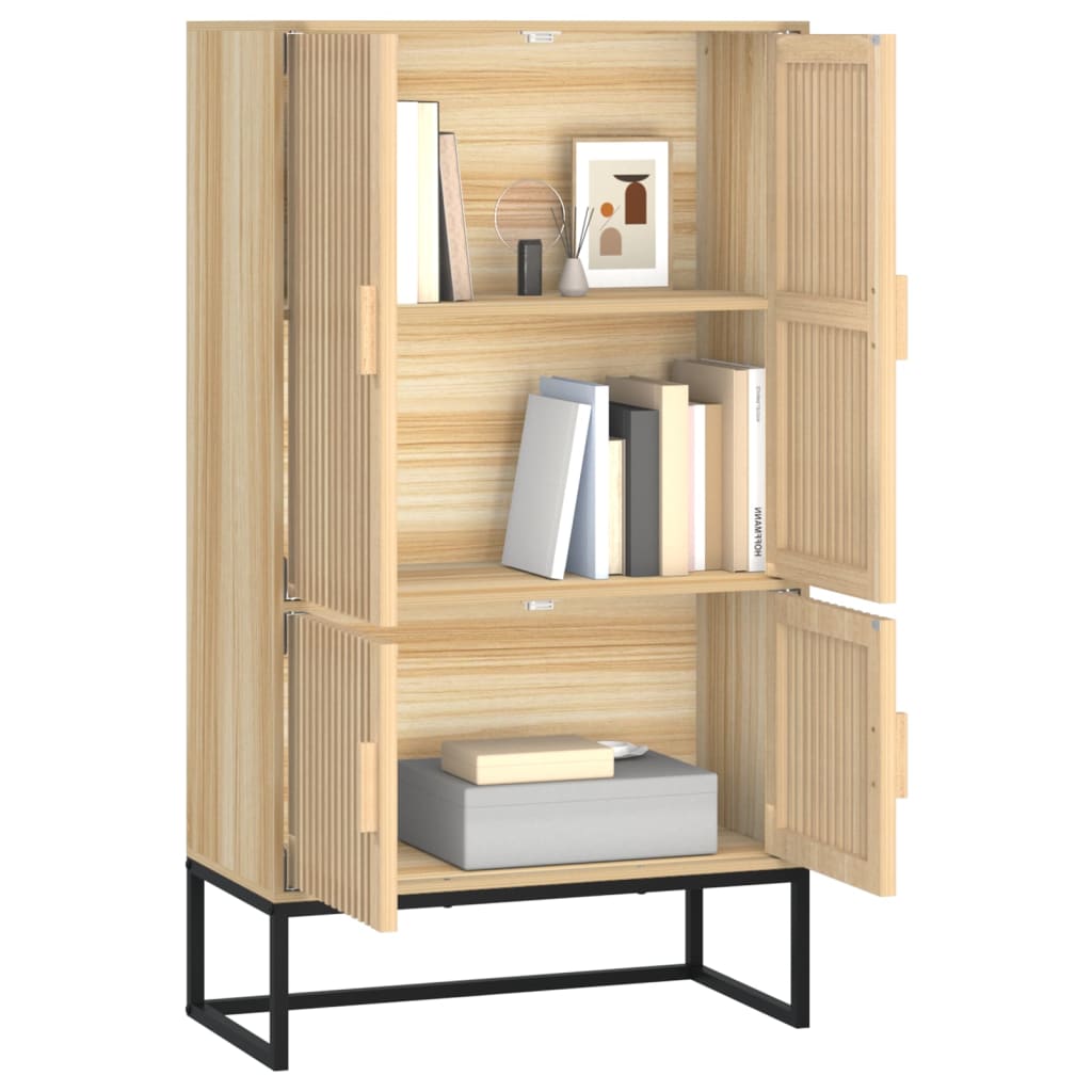 Highboard 70x35x125 cm konstruert tre