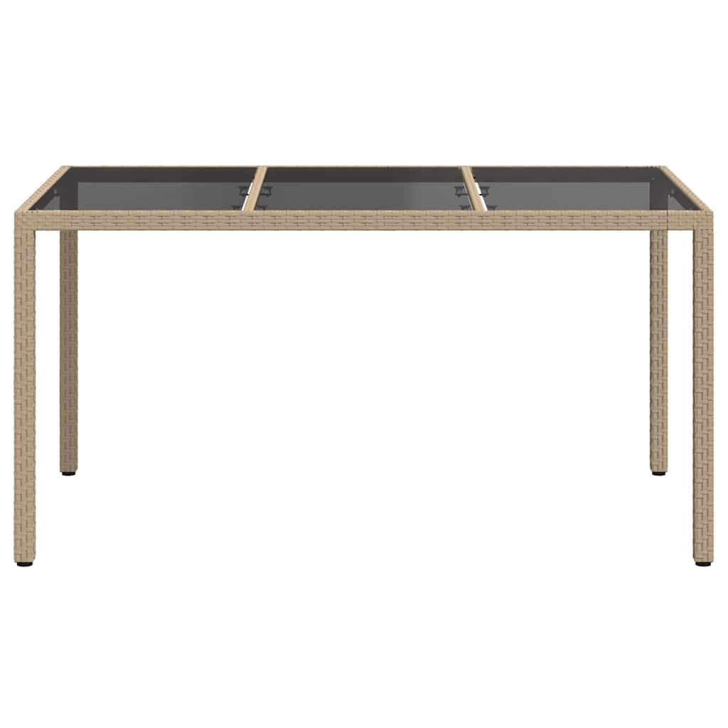 Hagebord Beige 150 x 90 x 75 cm polyrotting