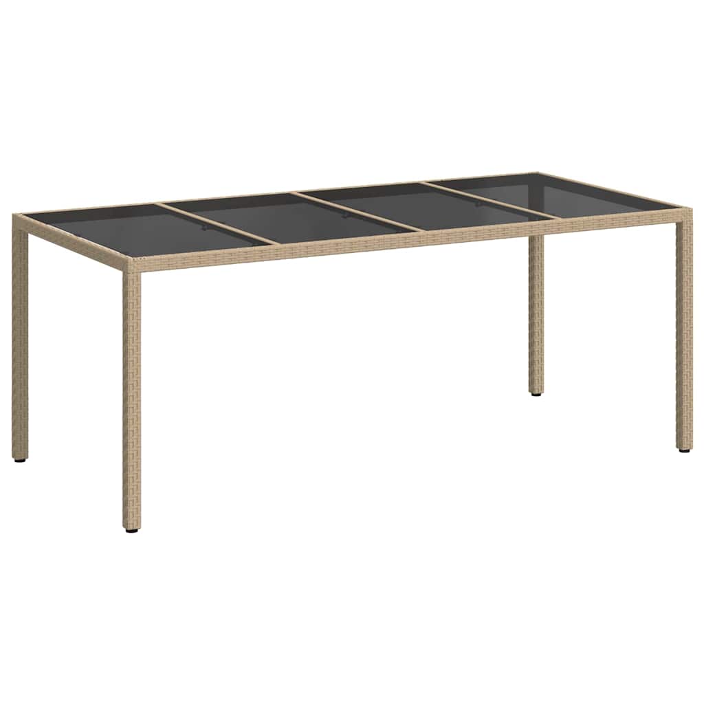 Hagebord Beige 190 x 90 x 75 cm polyrotting