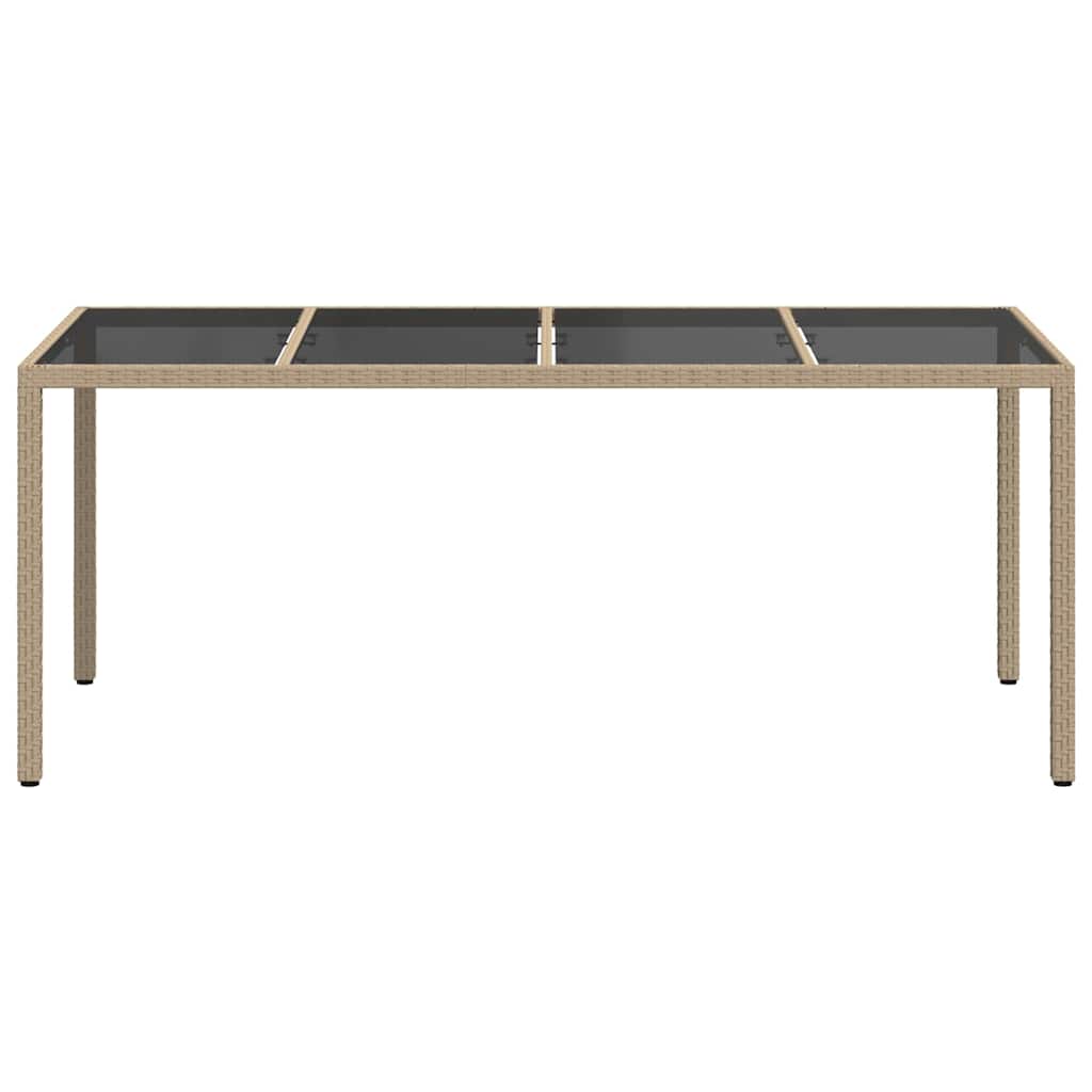Hagebord Beige 190 x 90 x 75 cm polyrotting