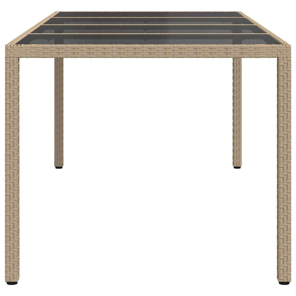Hagebord Beige 190 x 90 x 75 cm polyrotting