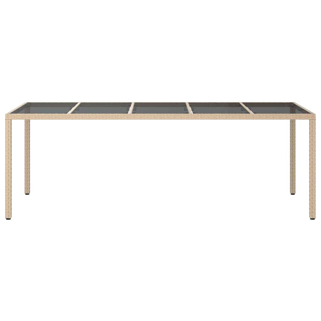 Hagebord Beige 250 x 100 x 75 cm polyrotting
