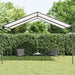 Paviljong 4 x 4 x 2,6 m Hvit Stål og Polyester 180 gsm