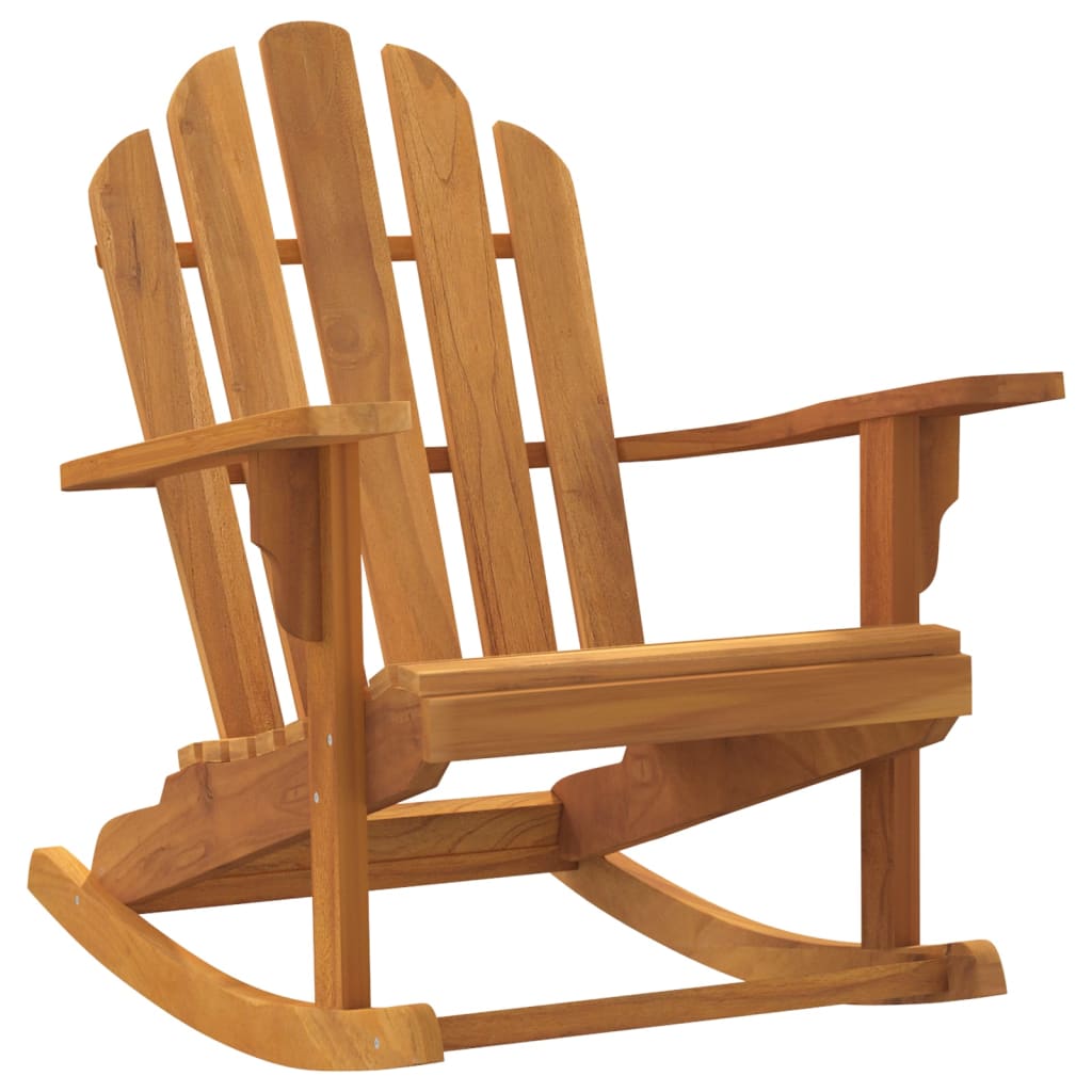 Adirondack gyngestoler 2 stk 79x100x103 cm heltre teak