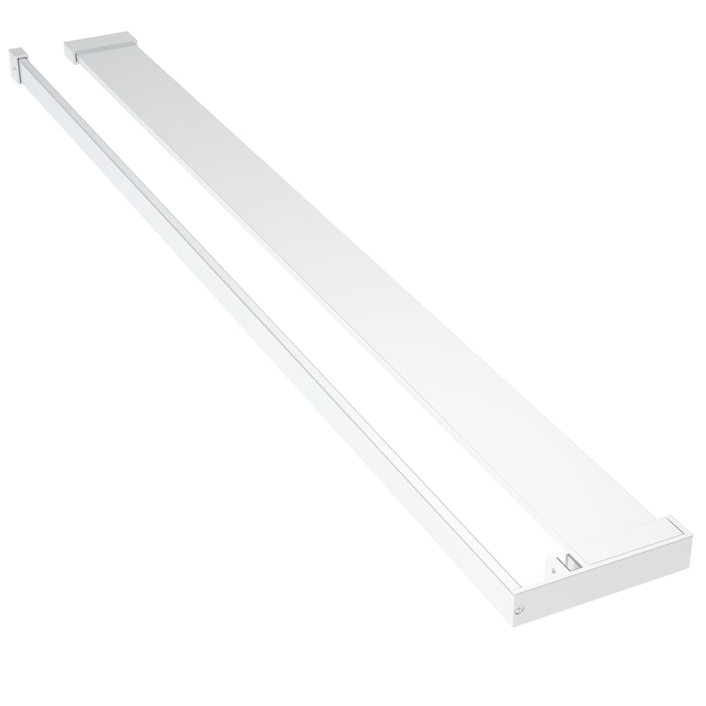 Dusjhylle for dusjvegg krom 80 cm aluminium vidaXL