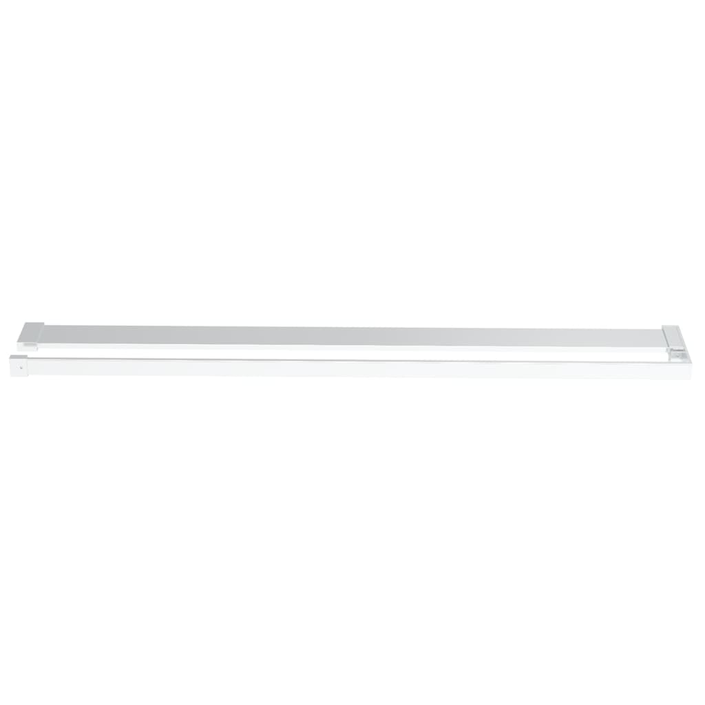 Dusjhylle for dusjvegg krom 100 cm aluminium vidaXL
