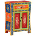 Håndmalt skjenk 54x30x74 cm heltre mango