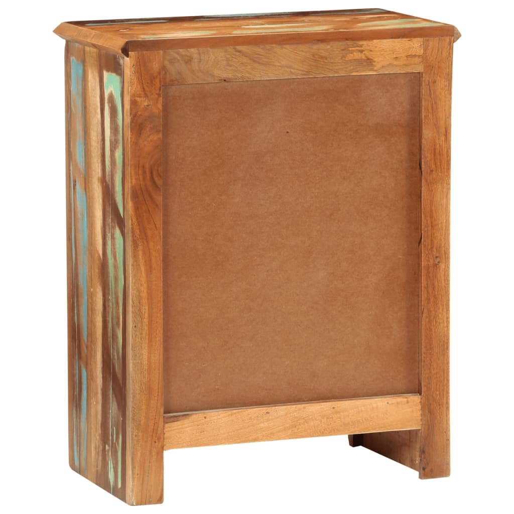 Skjenk med 2 dører 55x30x70 cm gjenvunnet heltre