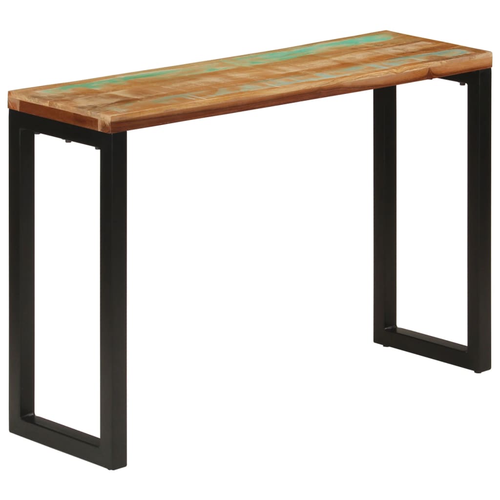 Konsollbord 110x35x75 cm gjenvunnet heltre