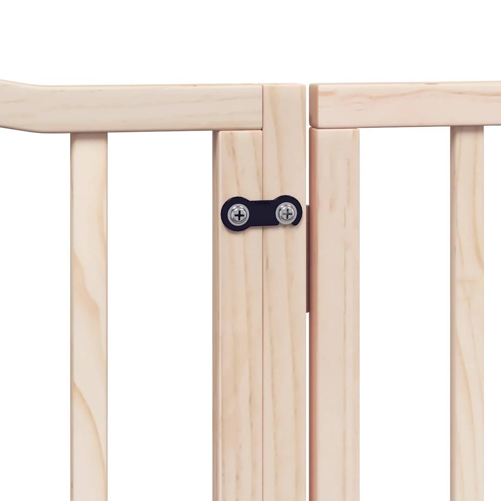 Hundeport sammenleggbar 4 paneler 320 cm poppeltre