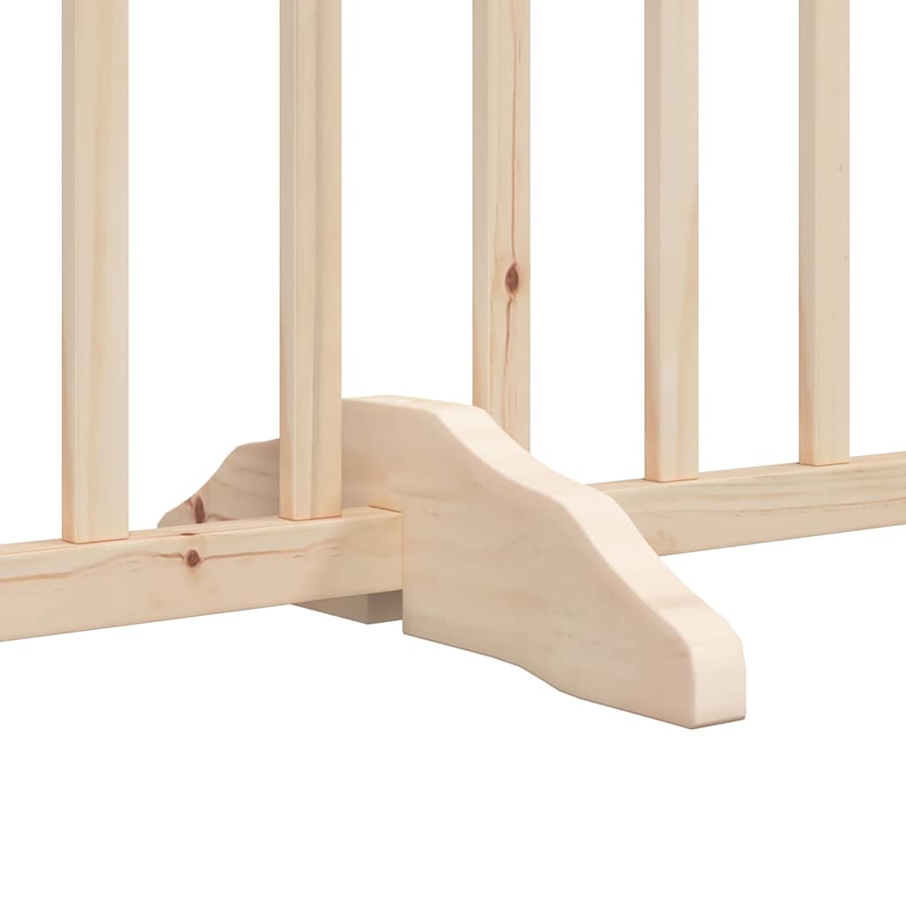Hundeport sammenleggbar 6 paneler 300 cm heltre gran vidaXL